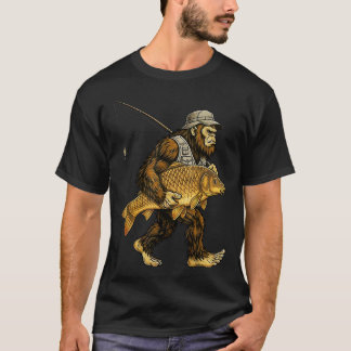 Camiseta Pescador de Carpa Bigfoot Rio Pesca