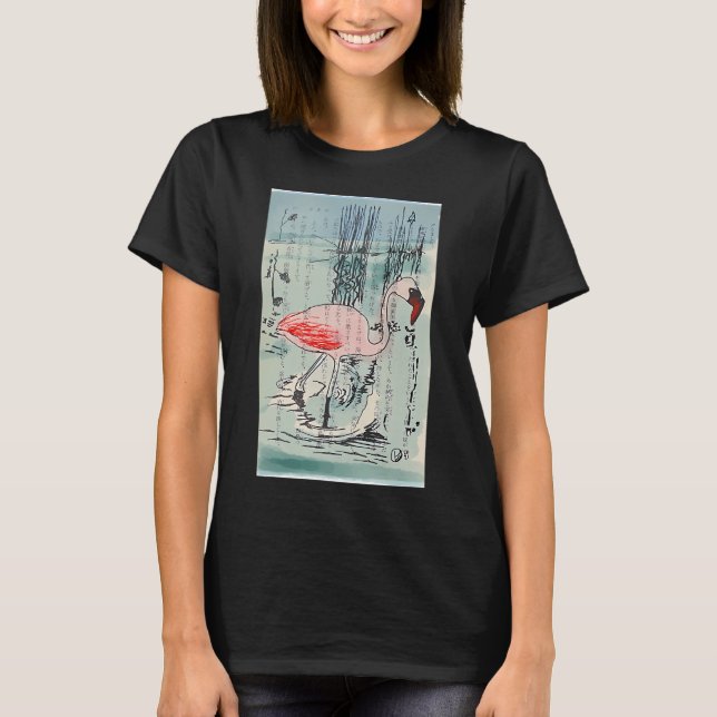 Camiseta Pescador de Flamingo (Frente)