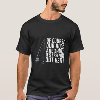 Camiseta Pescador De Gelo Engraçado Com Arco Engraçado Pres