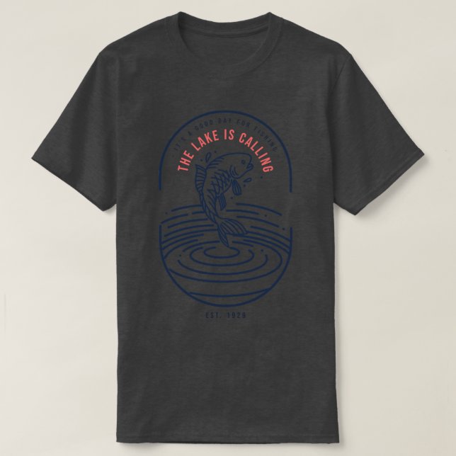 Camiseta Pescador de lagoa 1 (Frente do Design)