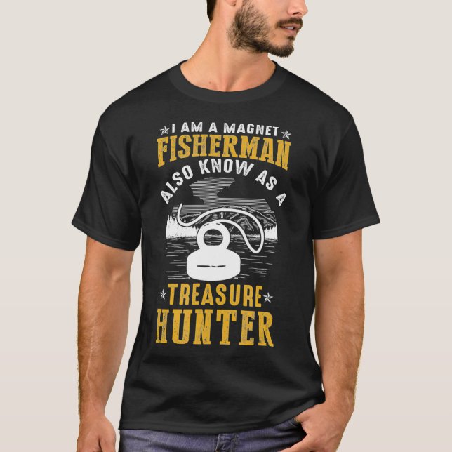 Camiseta Pescador De Magnet Também Conhecido Como Caçador D (Frente)