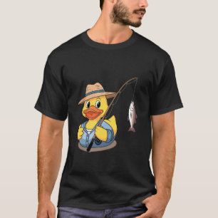 Camiseta Pescador de Peixes com Pato de Borracha Ducky Duck