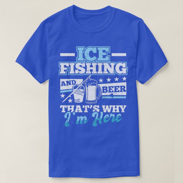 Camiseta Pescador De Peixes De Cerveja (Frente do Design)