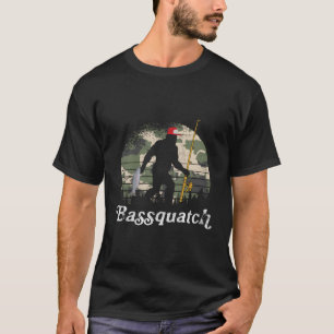 Camiseta Pescador De Peixes Engraçados Crianças Retro-Bass