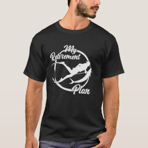 Camiseta Pescador de peixes pescador de lança arpão mergulh