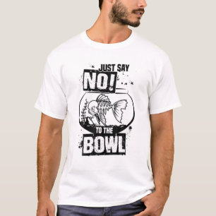 Camiseta Pescador de Peixes Tropicais Anti-Goldfish Bowers