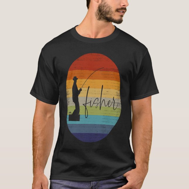 Camiseta Pescador de pesca (Frente)