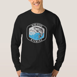 Camiseta Pescador de Pesca de Voo Wind River Wyoming