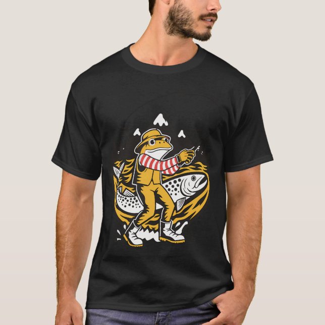 Camiseta pescador de rã (Frente)