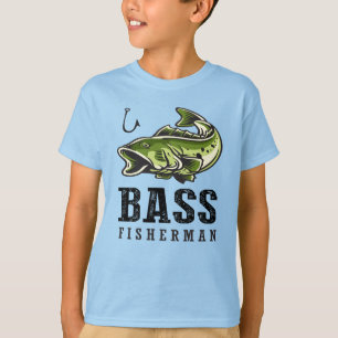 Camiseta Pescador de Robalo Engraçado Cota de Pesca de Peix