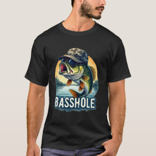 Camiseta Pescador de Robalo Engraçado Pai Burro