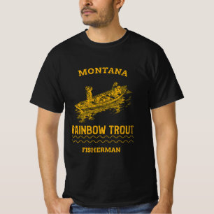 CAMISETA PESCADOR DE TRUTA ARCO-ÍRIS DE MONTANA