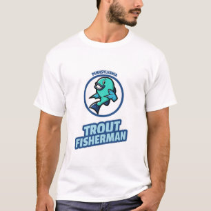 CAMISETA PESCADOR DE TRUTA DA PENNSYLVANIA