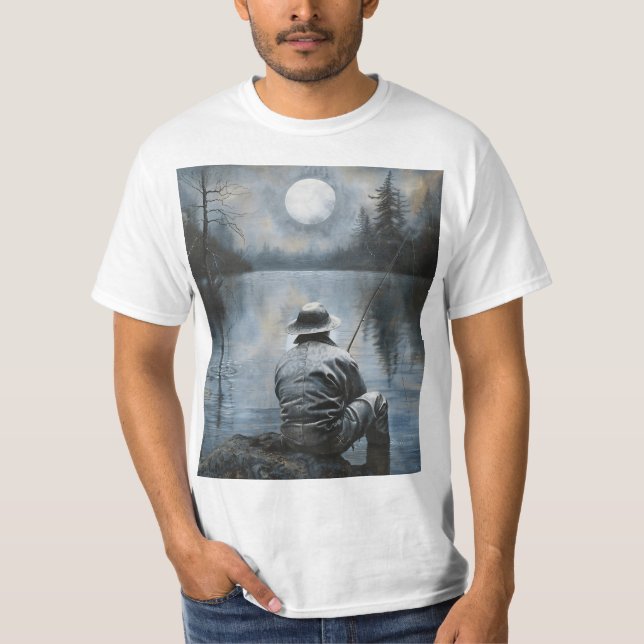 Camiseta Pescador debaixo da Lua (Frente)