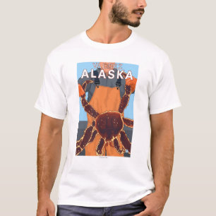 Camiseta Pescador do rei caranguejo - Valdez, Alaska