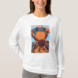 Camiseta Pescador do rei caranguejo - Washington