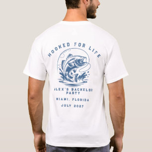 Camiseta Pescador Engraçado Festa de Despedida de Solteiro