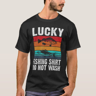 Camiseta Pescador Engraçado Pescadores Pesca Sortuda