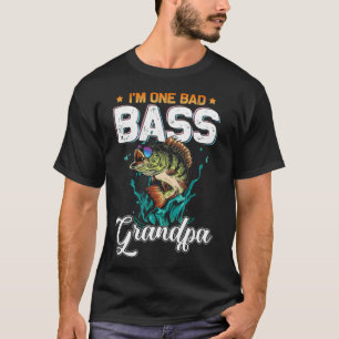 Camiseta Pescador Eu Sou Um Avo de Peixe-Grande-Pai Ruim