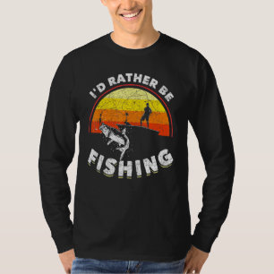 Camiseta Pescador Id Preferencialmentes Pescarias Retro Pes