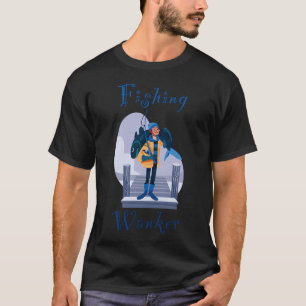 Camiseta Pescador idiota - engraçado, humor, piada - pescad