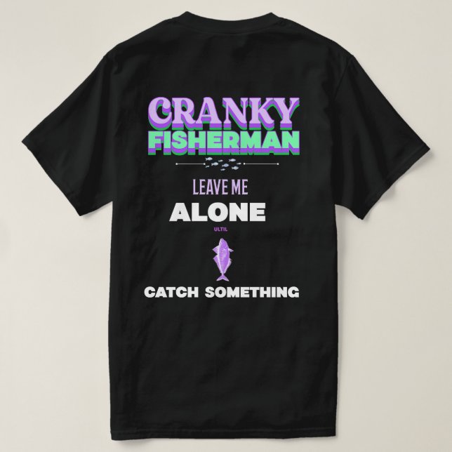 Camiseta Pescador Irritado – Pesca Irritada (Verso do Design)