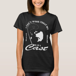 Camiseta Pescador, não posso trabalhar hoje meu braço está