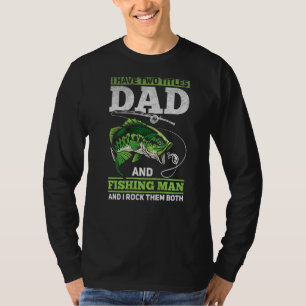 Camiseta Pescador Pai de Mens Angler Trout Pescar de Pai