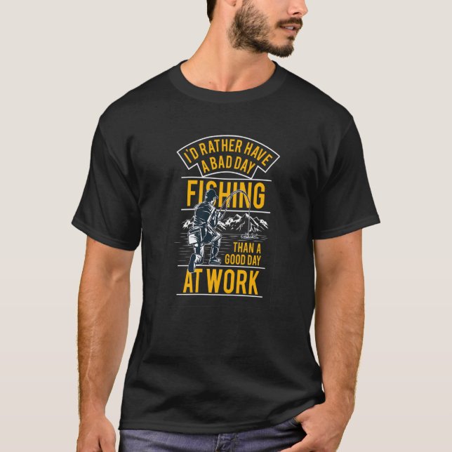 Camiseta Pescador Pescando  1 (Frente)