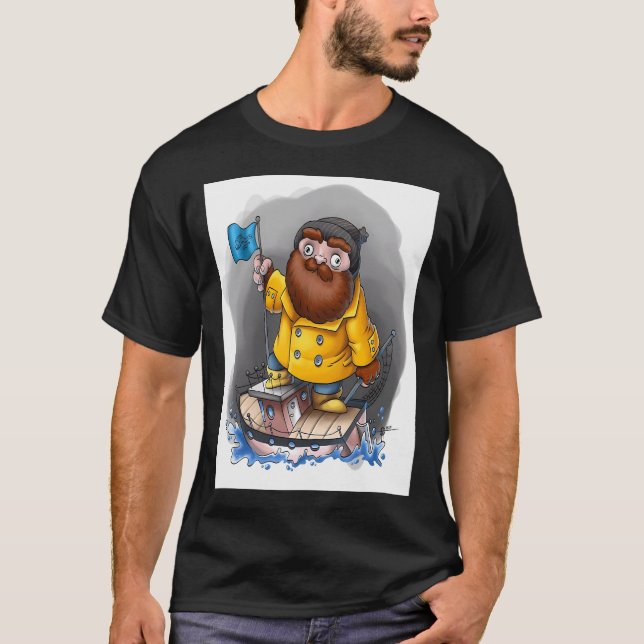Camiseta Pescador Premium  (Frente)