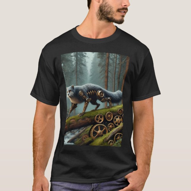 Camiseta Pescador Steampunk (Frente)