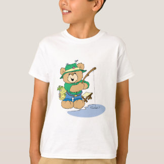 Camiseta Pescador-Urso Feliz