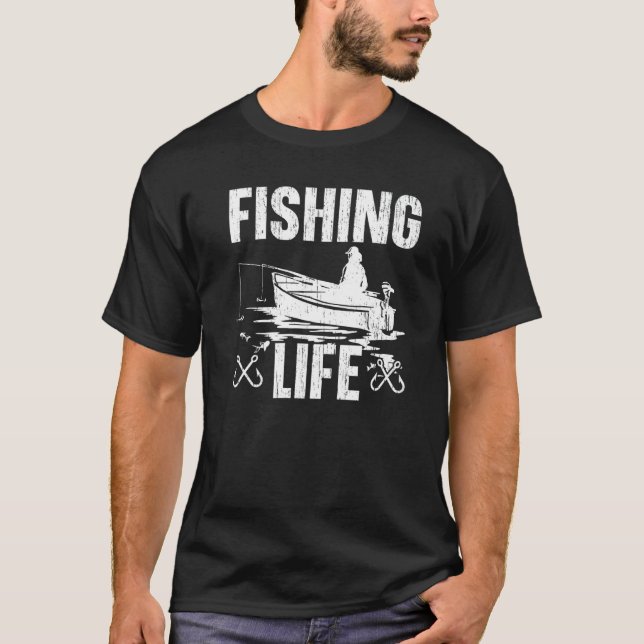 Camiseta Pescador Vida Pesca (Frente)