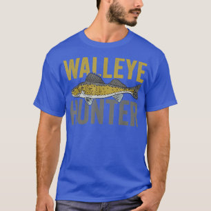 Camiseta Pescador Walleye Hunter Pescador Pousado Pescadas