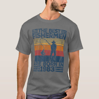 Camiseta Pescadores De 39 Anos De Idade A Pescar 39.O Anive