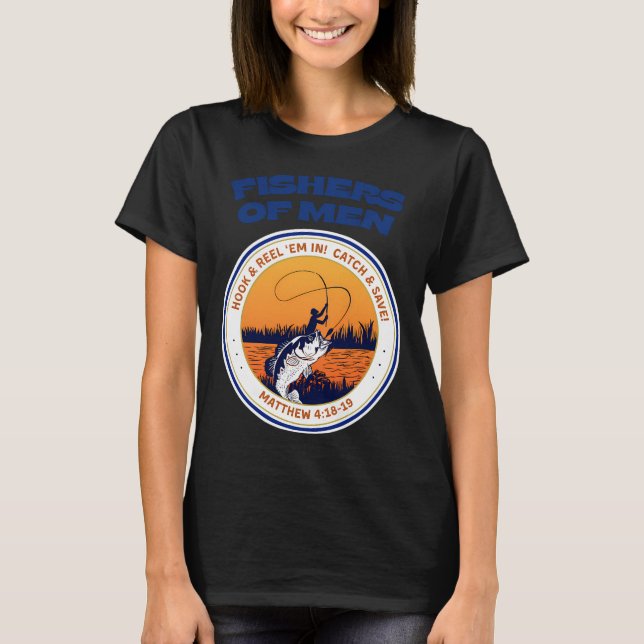 Camiseta Pescadores de Homens â€” MATT 4:18-19 (Frente)