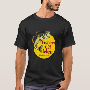 Camiseta Pescadores de Homens Cristão Mateus 4-19 Bíblia Pe