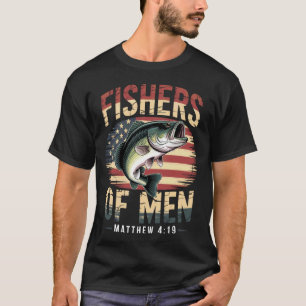 Camiseta Pescadores de Homens Mateus 4 19 Bandeira American