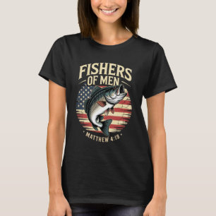 Camiseta Pescadores de Homens Mateus 4 19 Bandeira American