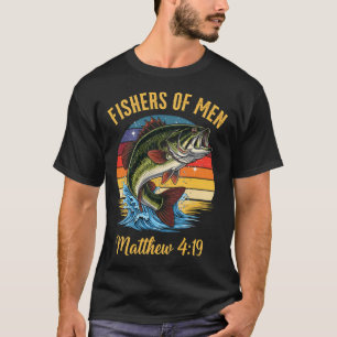 Camiseta Pescadores de Homens Mateus 4-19 Bíblia Cristão Pe