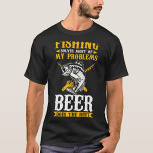 Camiseta Pescadores De Minhoca Resolvem A Maioria Dos Meus