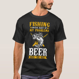 Camiseta Pescadores De Minhoca Resolvem A Maioria Dos Meus