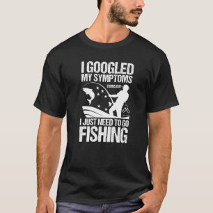 Camiseta Pescadores de Peixes no Gelo Eu Só Preciso Ir Pesc