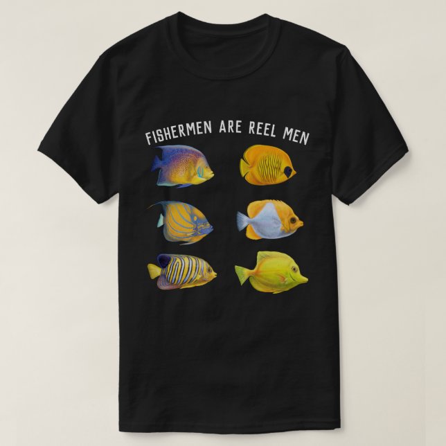 Camiseta Pescadores são Camiseiros Reel Men (Frente do Design)