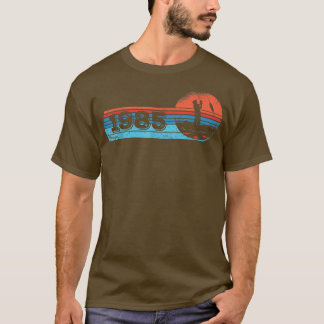 Camiseta Pescadores Vintage nascer 1985 Pesca de Aniversári