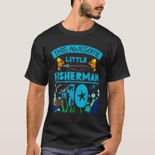 Camiseta Pescadorzinho Agora Tem 10 Anos Pescando No Mar 10