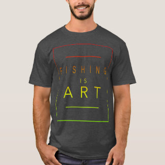 Camiseta PescaÉ ArtPescadorHobby estético 