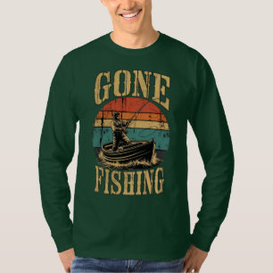 Camiseta Pescando ao pôr do sol