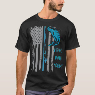 Camiseta Pescando com Norm - Bandeira Americana -