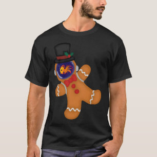 Camiseta Pescando o Homem de Biscoito de Gengibre